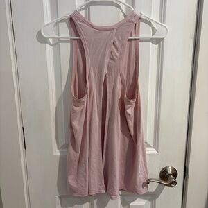 Lululemon Athletica Soft Pink Tank Top - Open Back